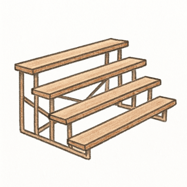 Clue 4: bleachers