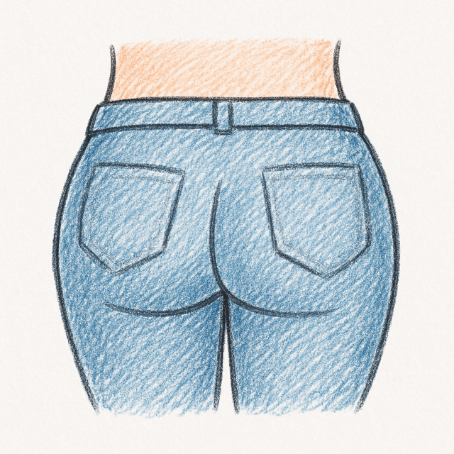 Clue 4: butt