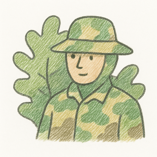Clue 4: camouflage
