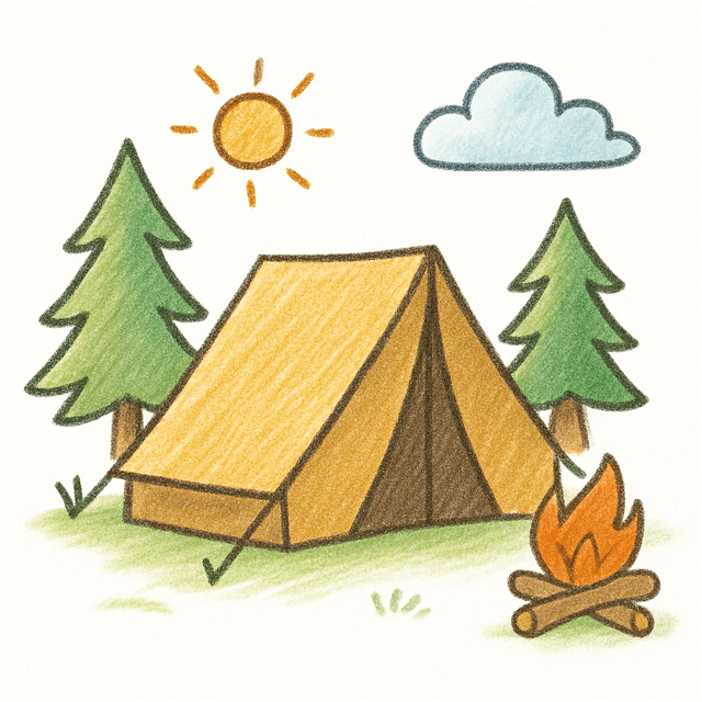 Clue 5: camping