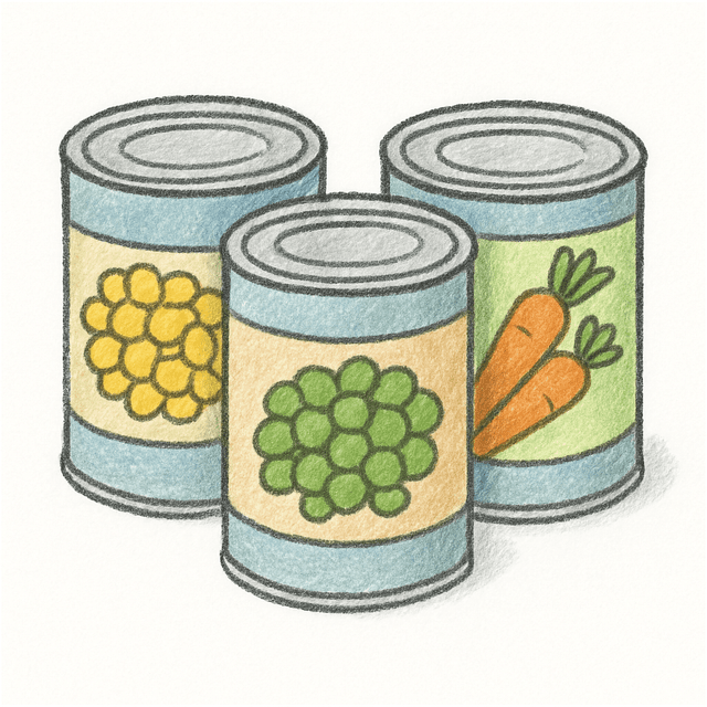 Clue 2: canned-goods