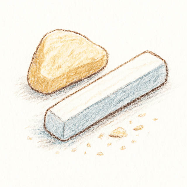 Clue 1: chalk