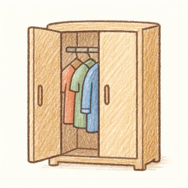 Clue 5: closet