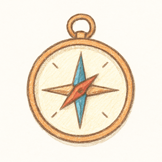 Clue 5: compass