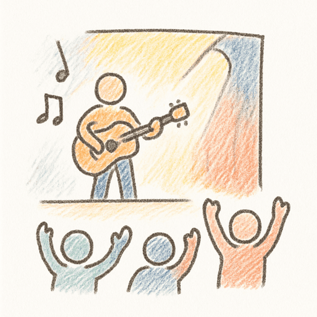 Clue 1: concert