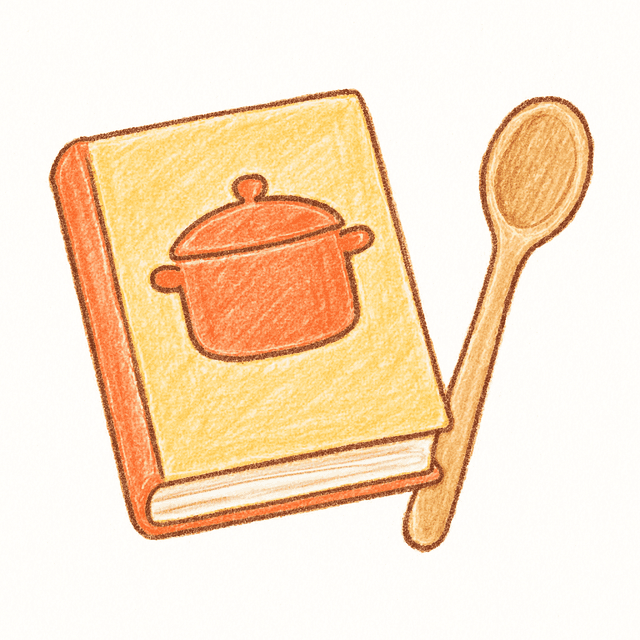 Clue 2: cookbook