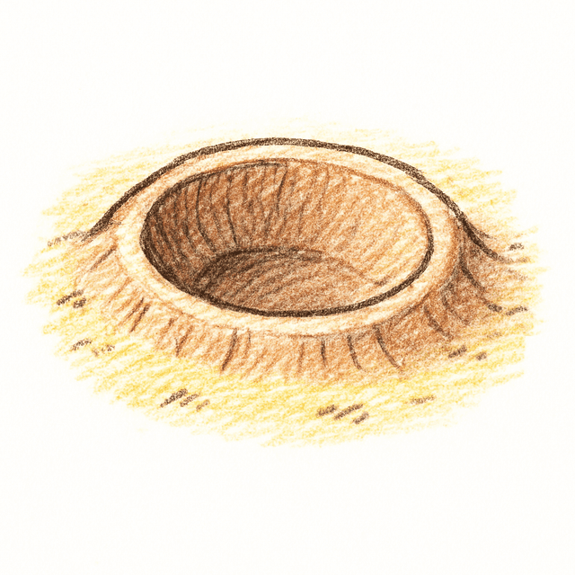 Clue 3: crater