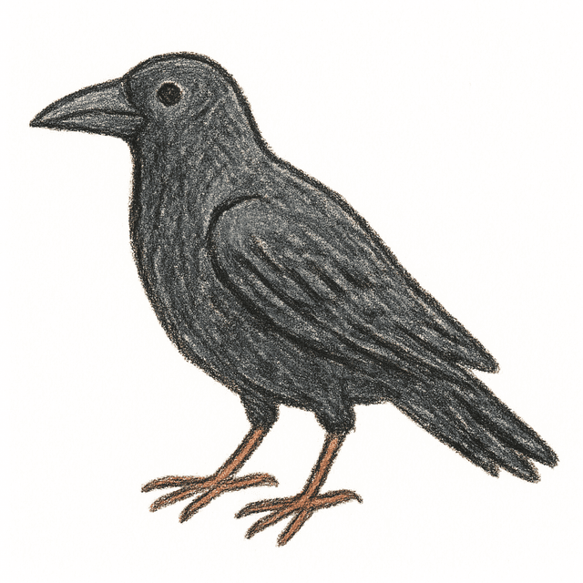 Clue 3: crow