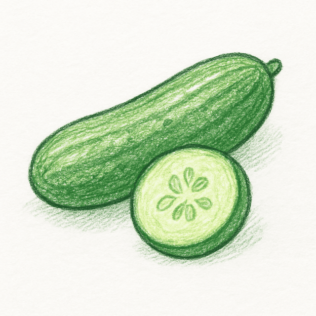 Clue 1: cucumber