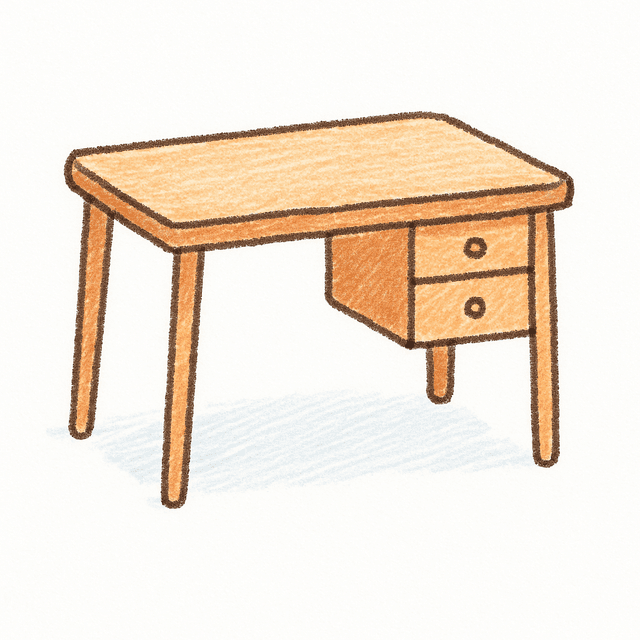 Clue 5: desk