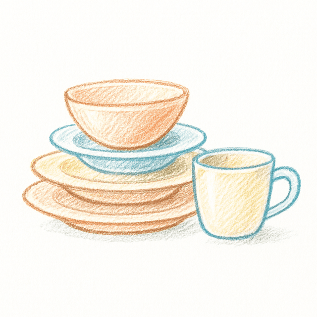 Clue 3: dishes