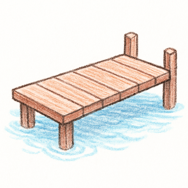 Clue 1: dock