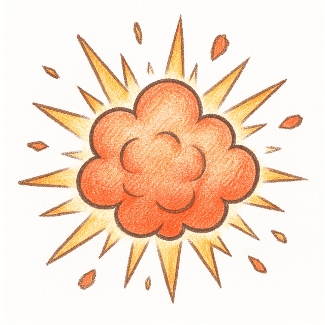 Clue 5: explosion
