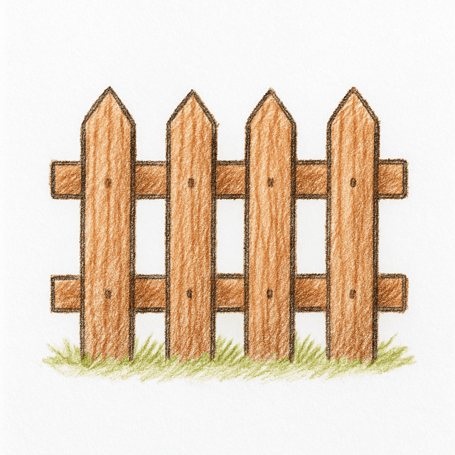 Clue 1: fence