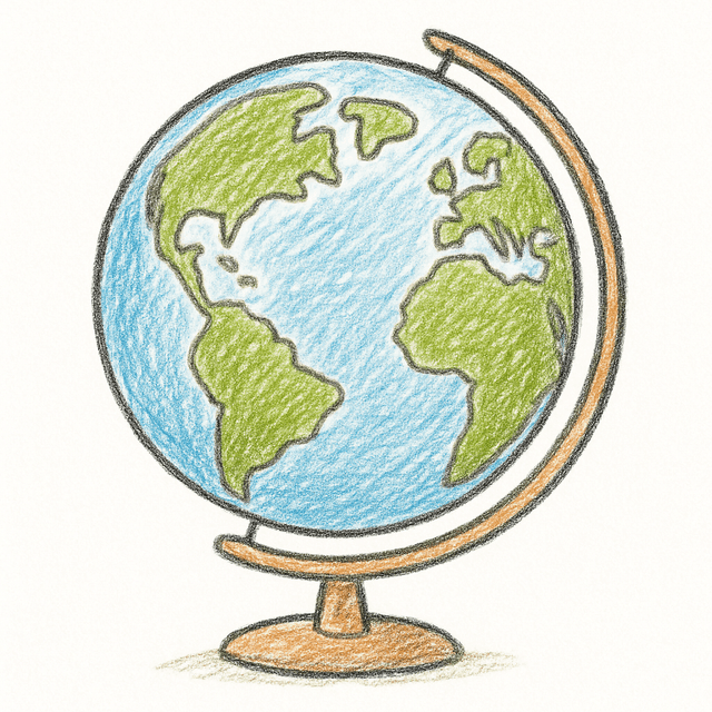 Clue 1: globe