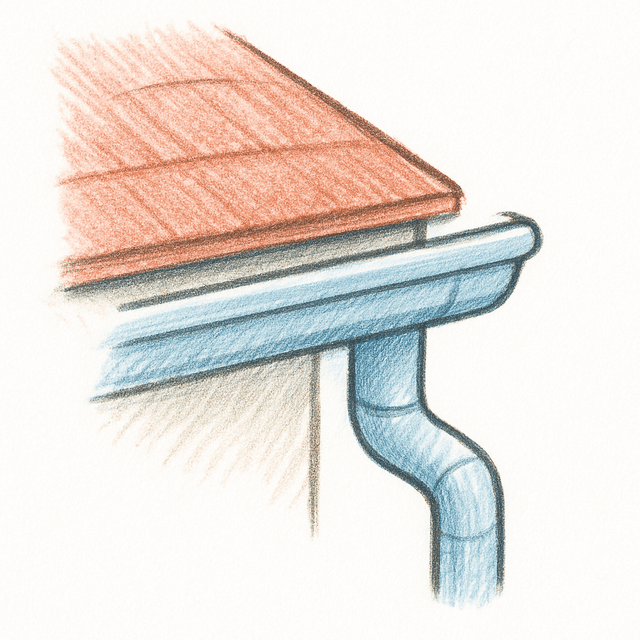 Clue 4: gutter