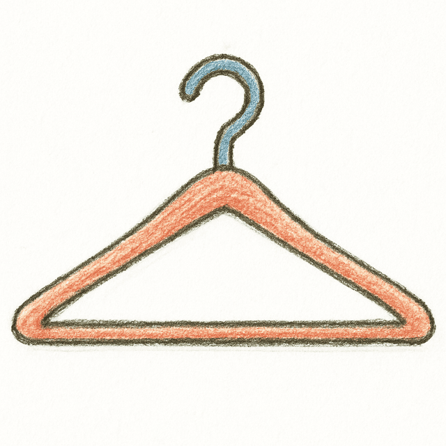 Clue 1: hanger