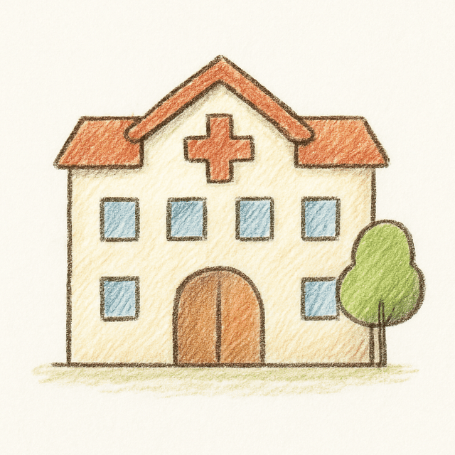Clue 1: hospital