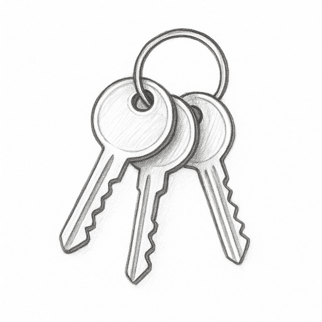 Clue 1: keys
