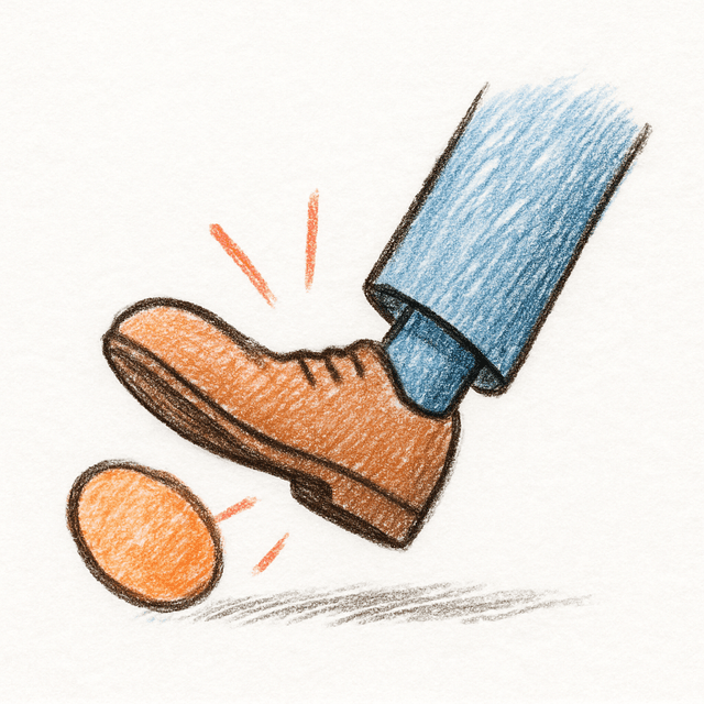 Clue 4: kick