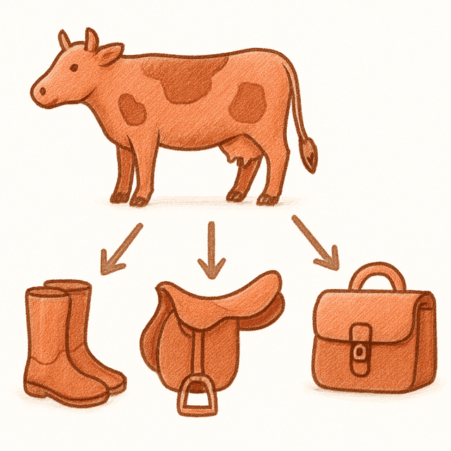 Clue 3: leather