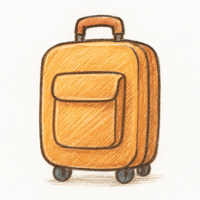 Clue 1: luggage