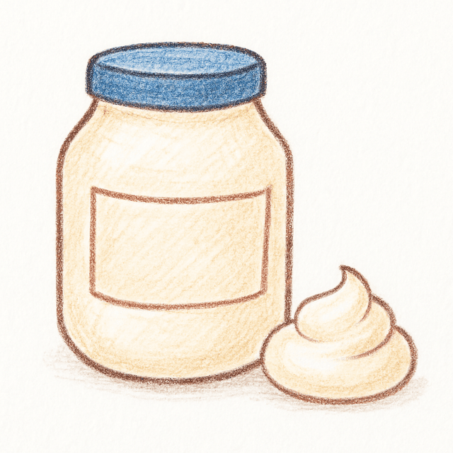 Clue 3: mayonnaise