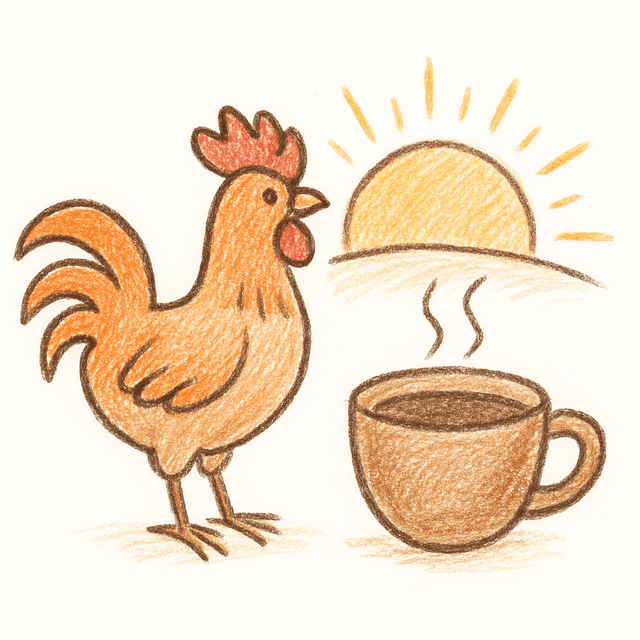 Clue 3: morning