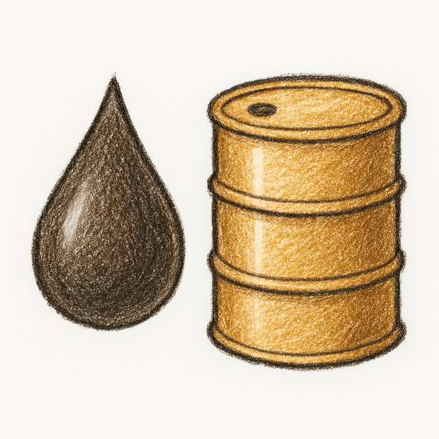Clue 1: oil