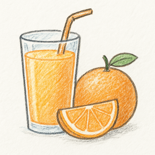Clue 5: orange-juice