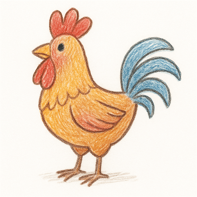 Clue 5: rooster
