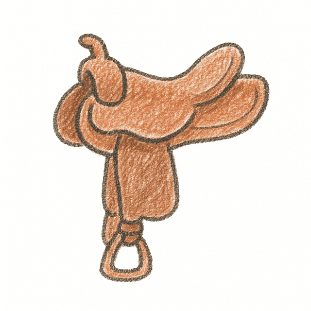Clue 1: saddle