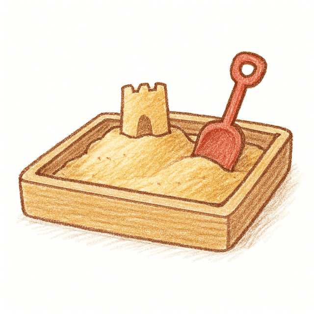 Clue 3: sandbox