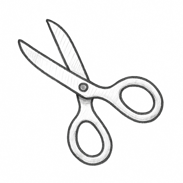 Clue 3: scissors