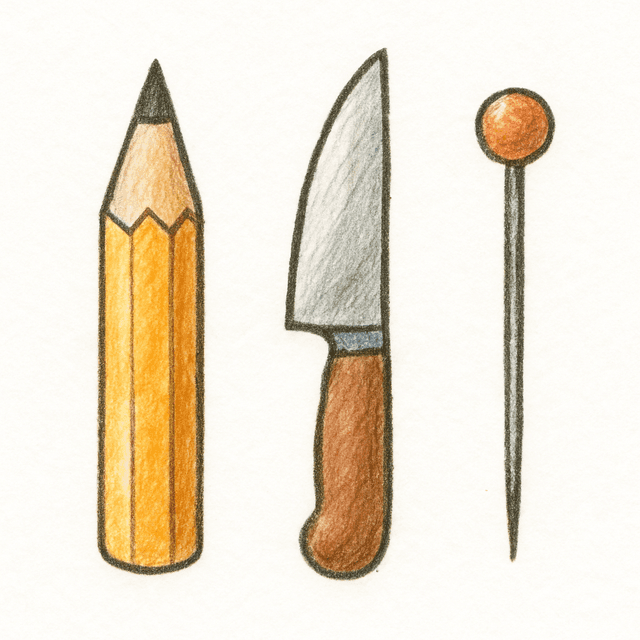 Clue 3: sharp