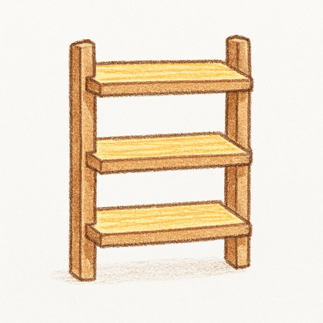 Clue 5: shelves