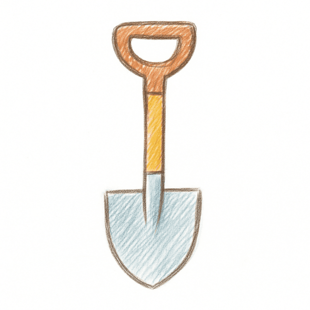 Clue 2: shovel