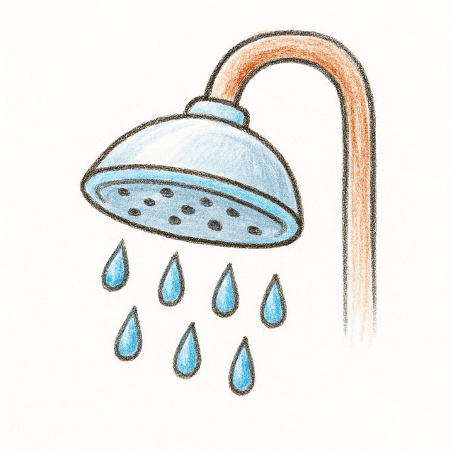 Clue 5: shower