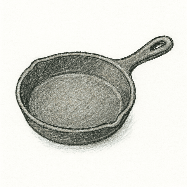 Clue 1: skillet