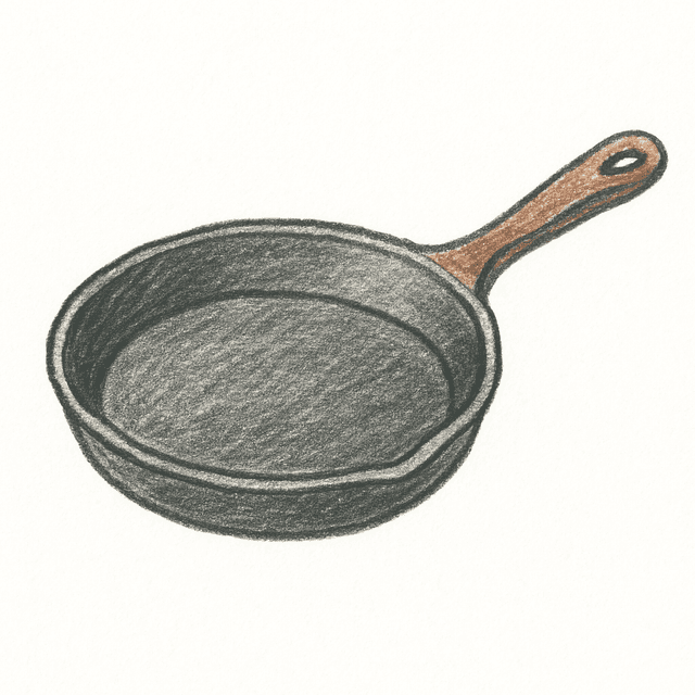 Clue 1: skillet