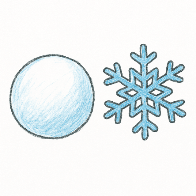 Clue 1: snow
