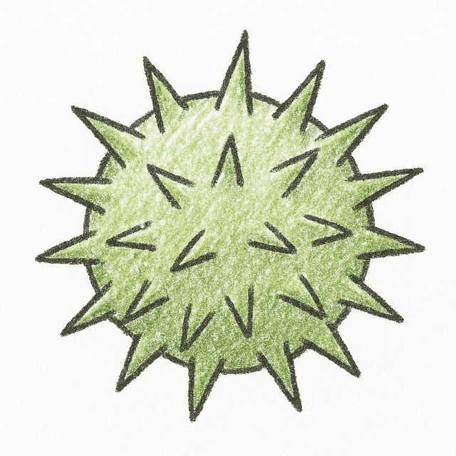 Clue 2: spiky