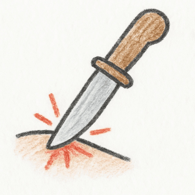 Clue 4: stab