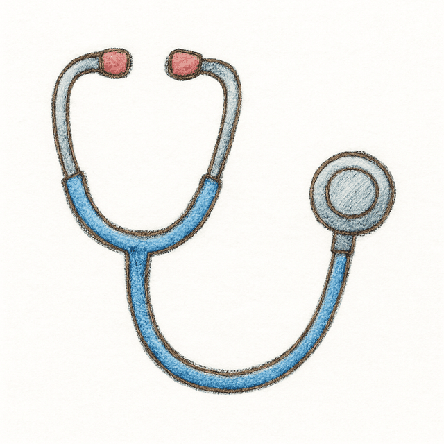 Clue 2: stethoscope