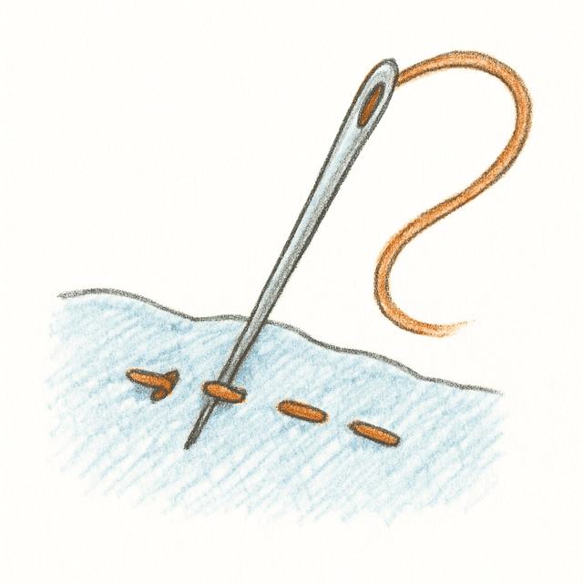 Clue 5: stitch