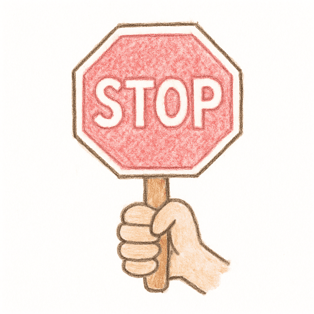 Clue 4: stop