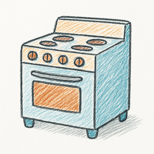 Clue 5: stove