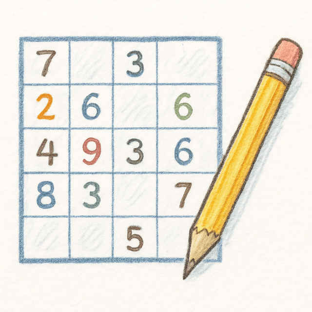 Clue 5: sudoku