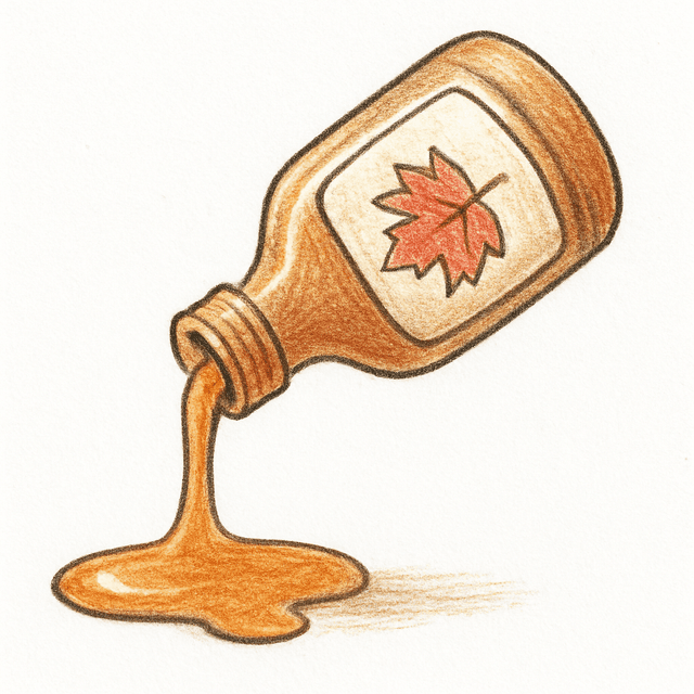 Clue 1: syrup