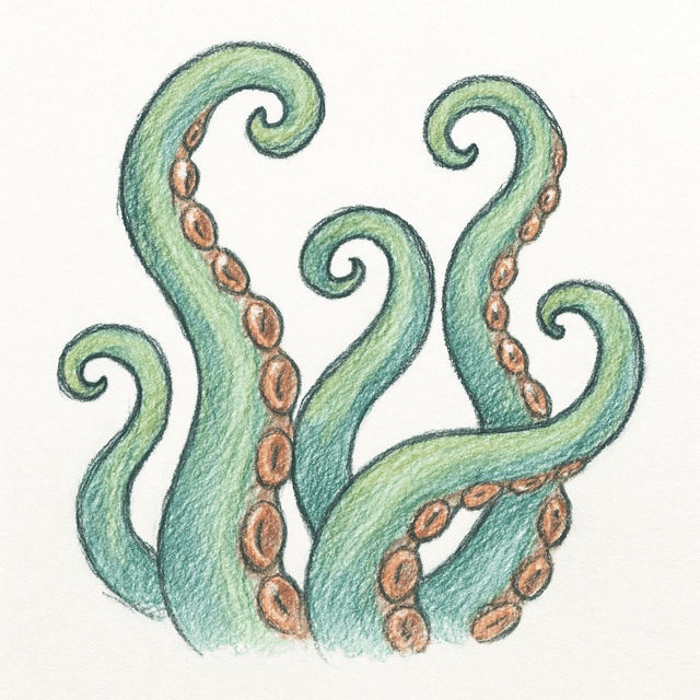 Clue 1: tentacles